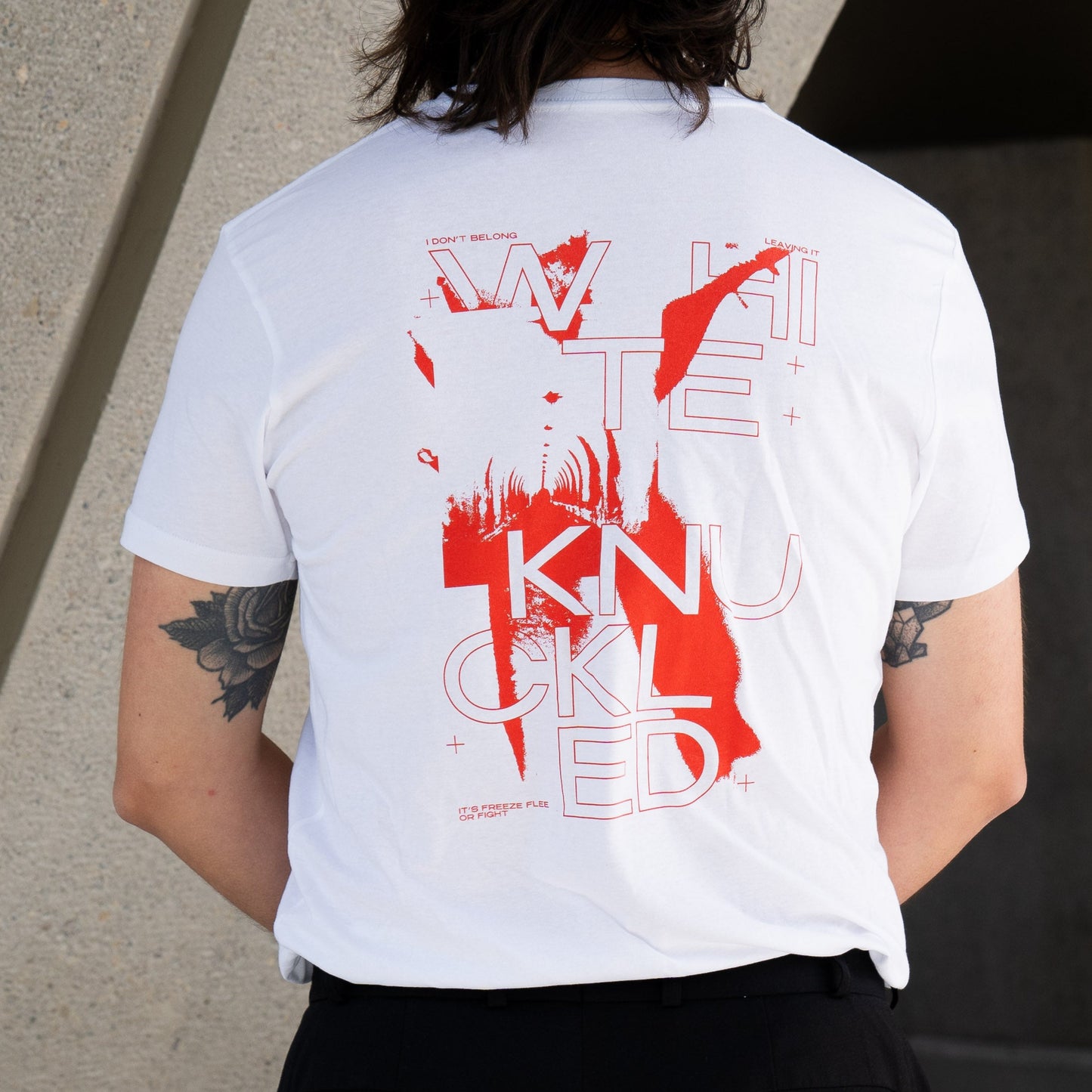 White Knuckled T-Shirt White