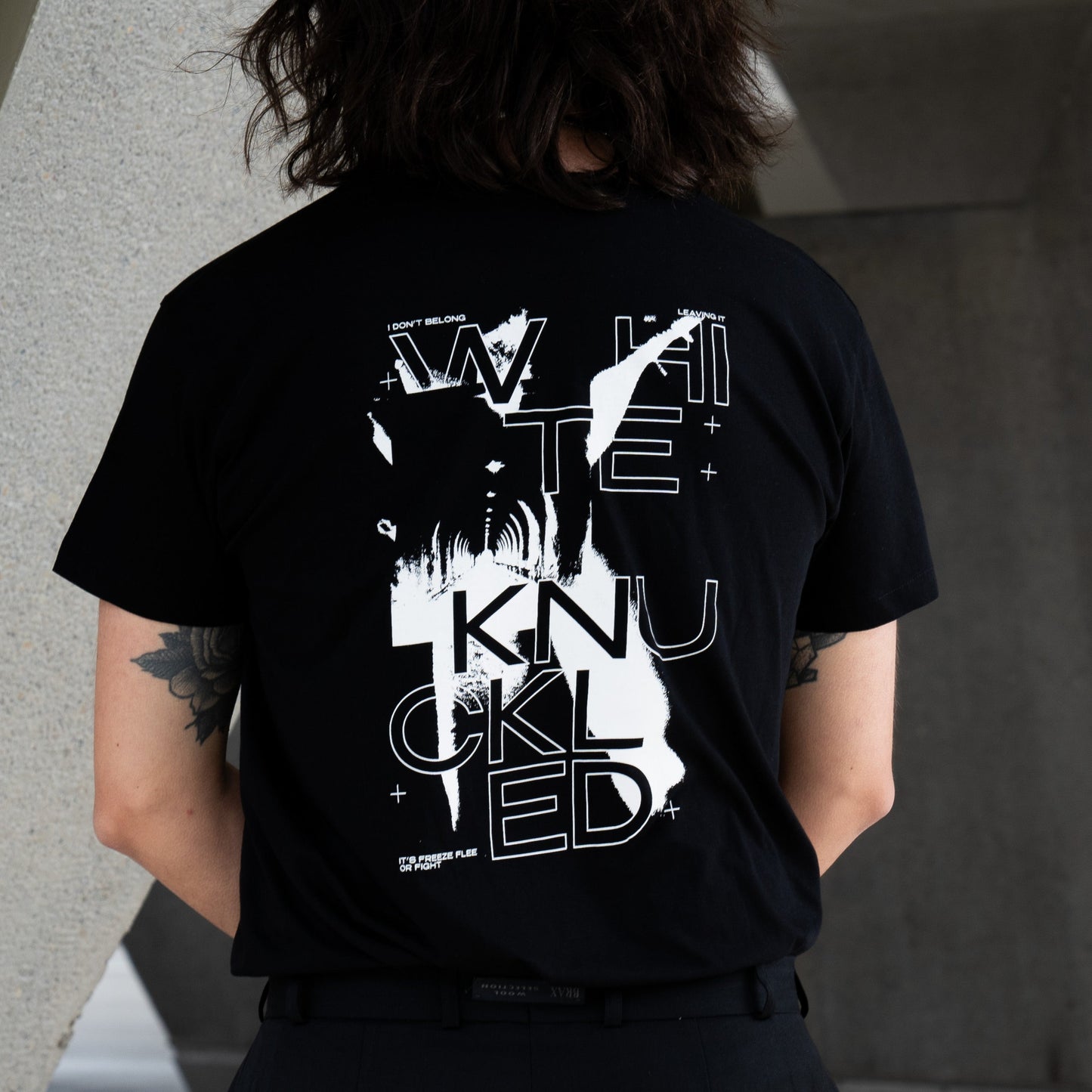 White Knuckled T-Shirt Black